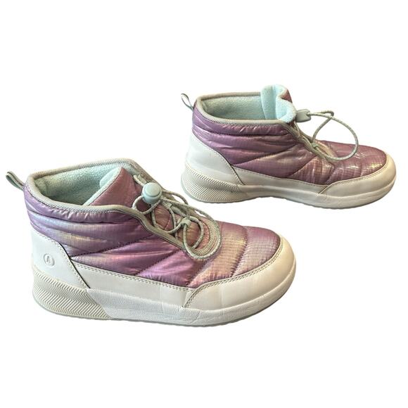 Lands End Girls size 4M Iridescent Snow Boots - Picture 3 of 7